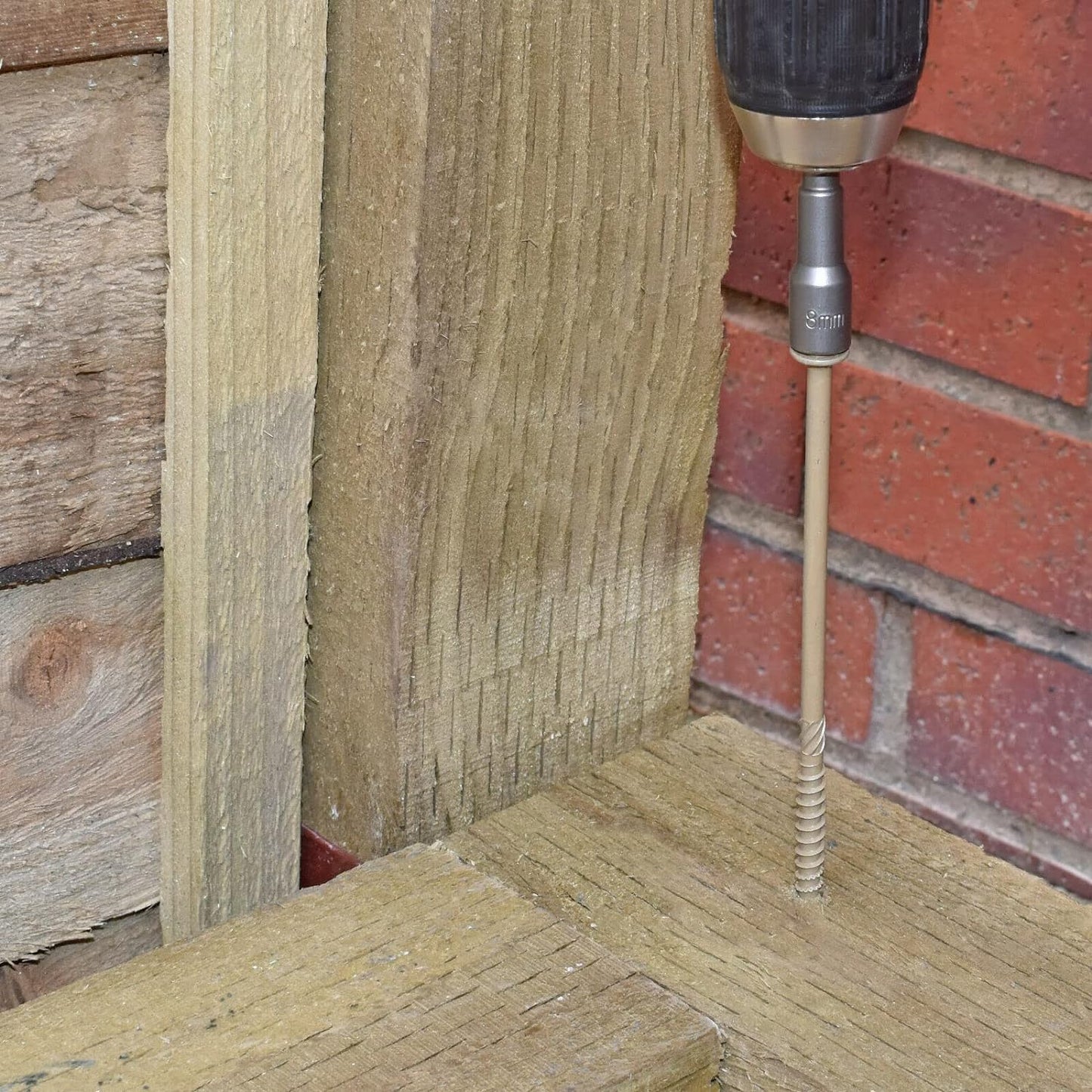 Timberfix 6.5 x 200mm + Hex Key (50 Screws)