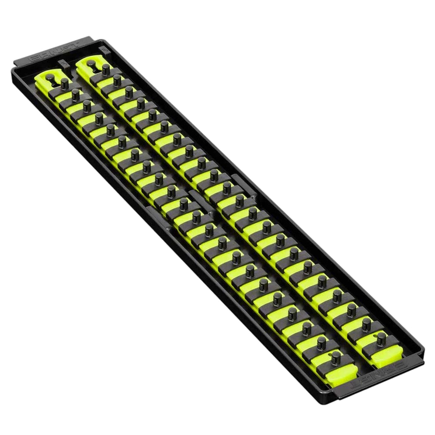 Ernst 8461HV 1/4" Socket Boss Storage Organiser Rail 2-Rail Twist Lock 18" HIVIZ