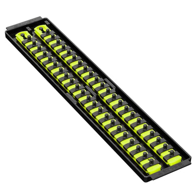 Ernst 8461HV 1/4" Socket Boss Storage Organiser Rail 2-Rail Twist Lock 18" HIVIZ