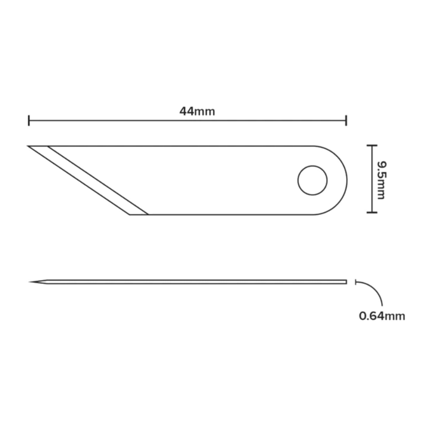 Logan 324 Mat Cutter Blades (20 Pack)