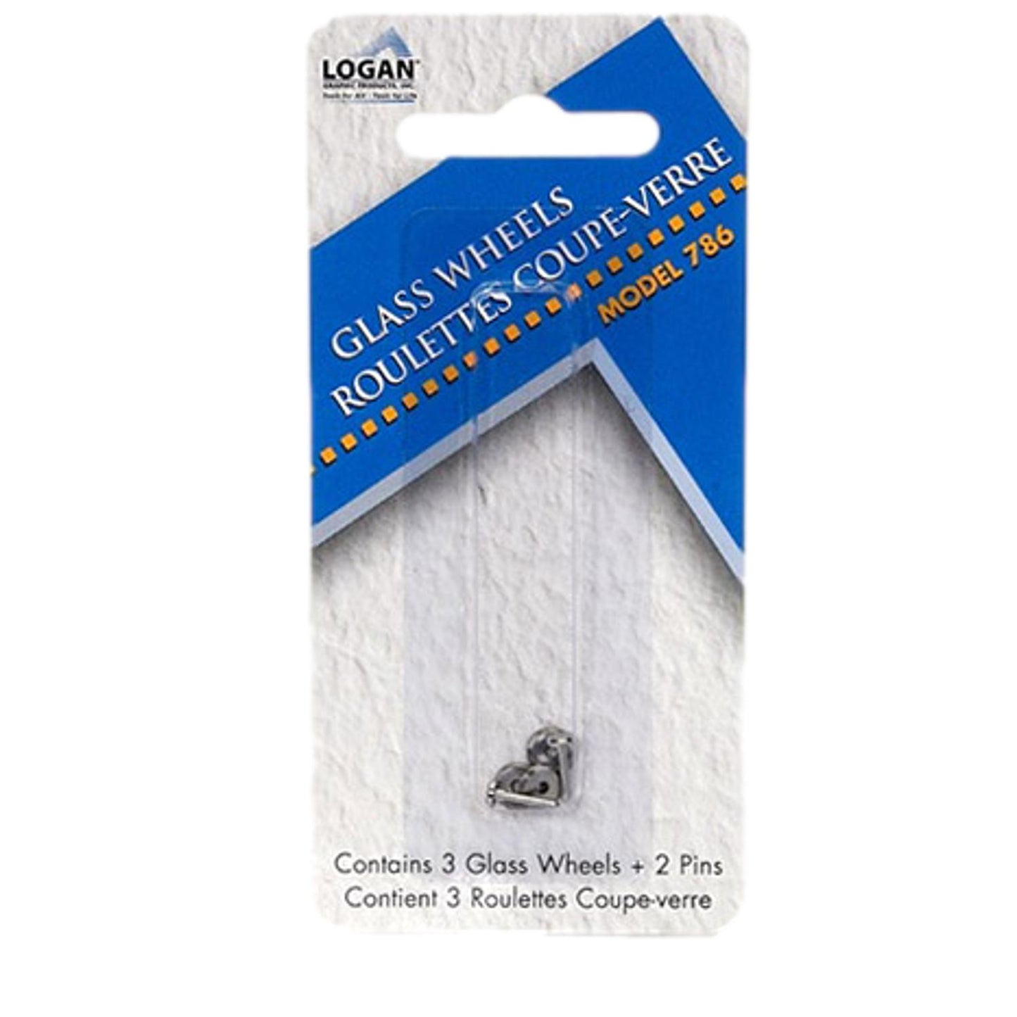 Logan 786 Spare Glass Wheels for 704-1 (3 Pack)