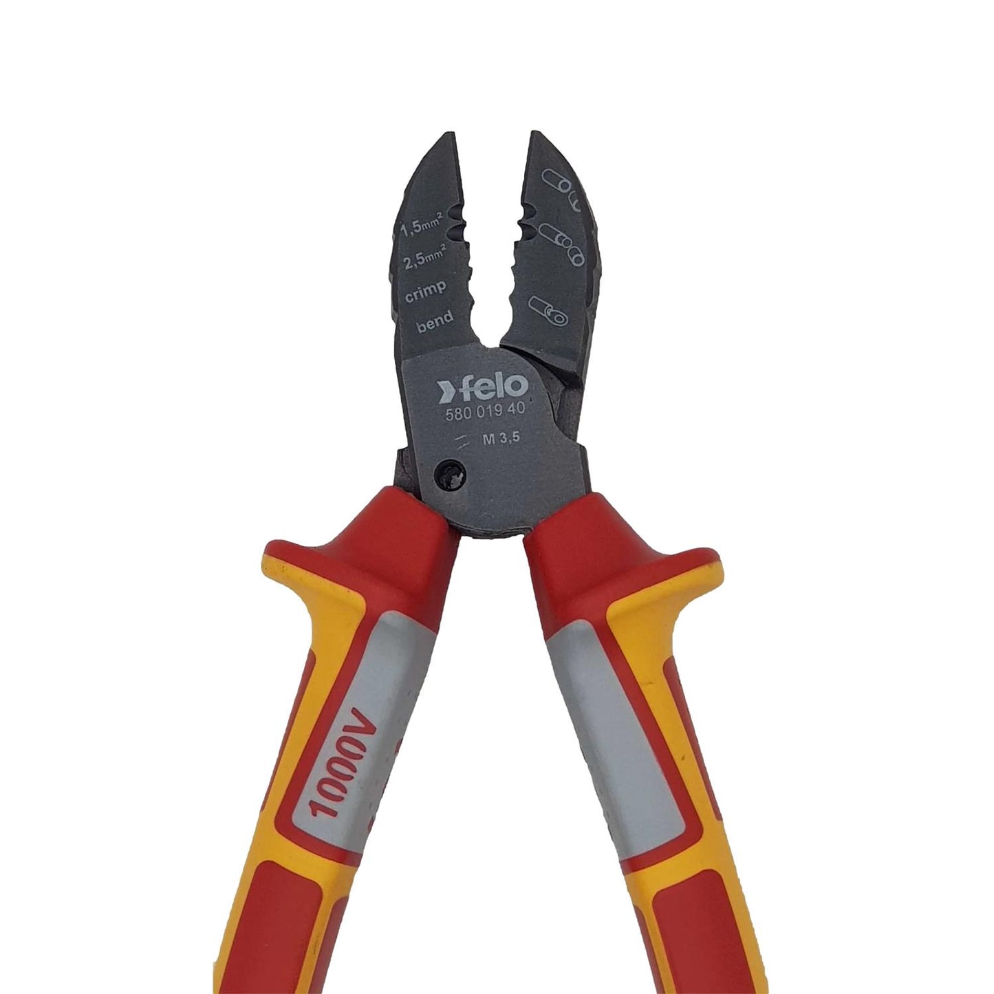 Felo Side Cutter & Wire Stripping Pliers VDE 190mm 58301940