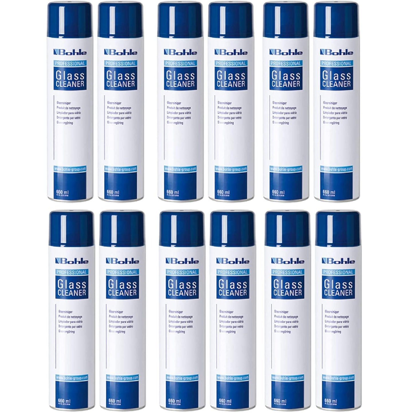 Bohle Glass Cleaner 660ml x 12 Cans