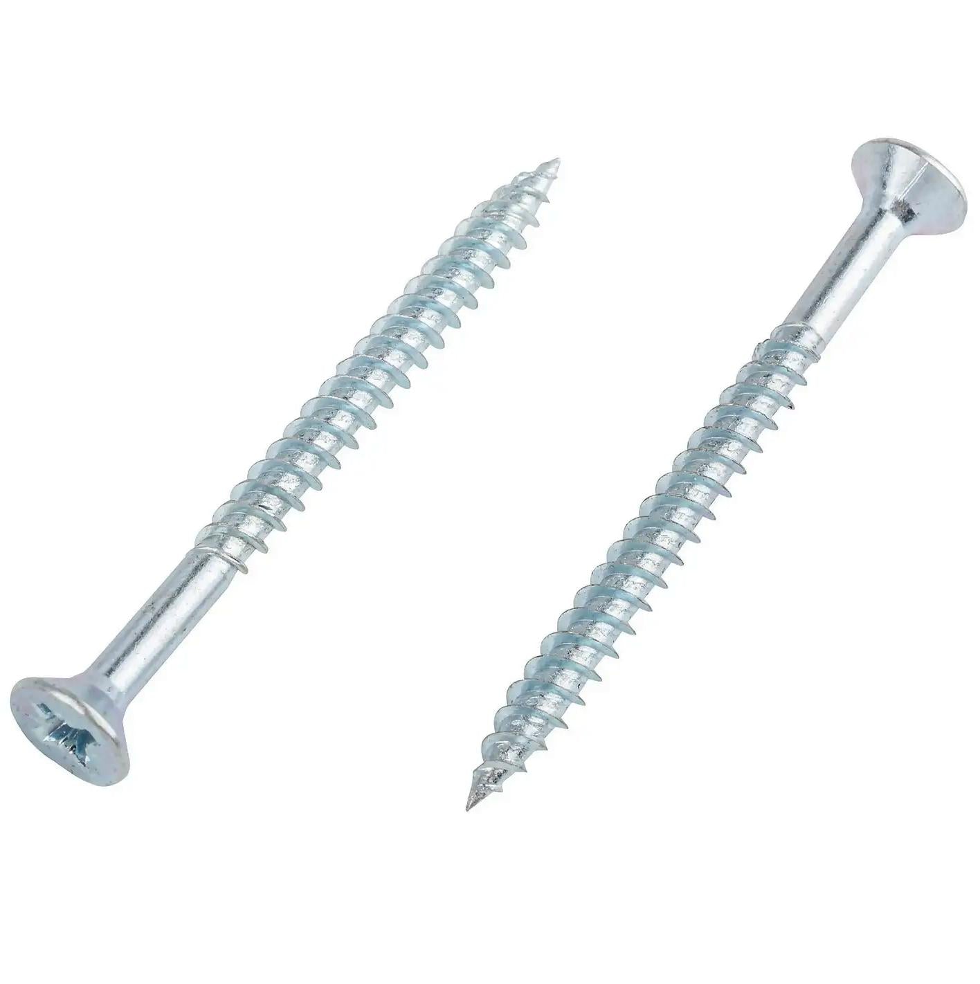 Screw-Tite Pozi Countersunk Zinc Plated Screws 4mm x 50mm 200 Pack