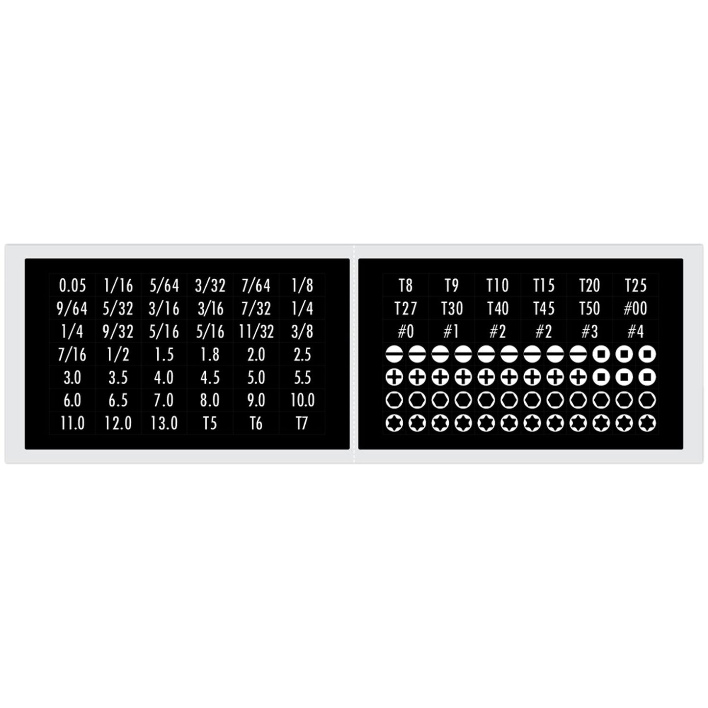 Ernst 5602 Screwdriver Pro 13 Tool Storage Organiser Black