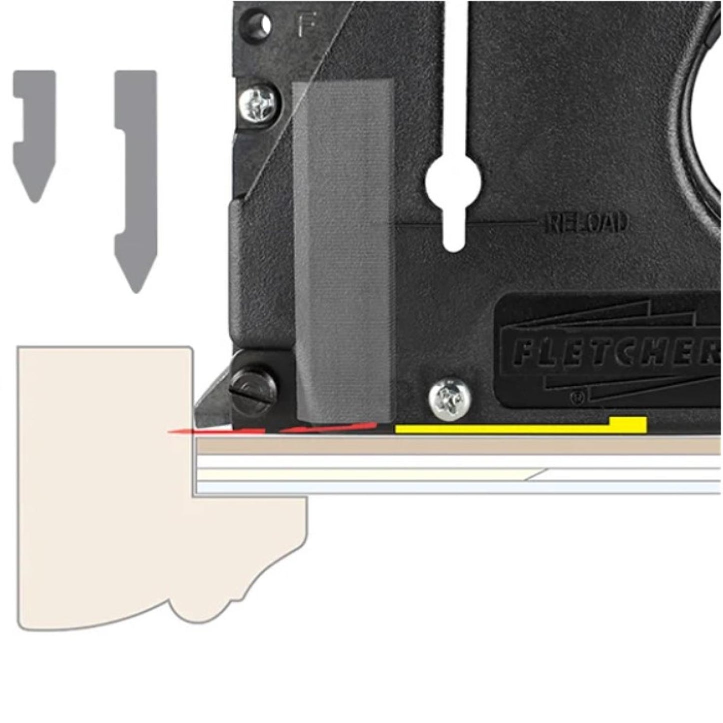 Fletcher Framemaster Rigid Framing Point Driver Tool