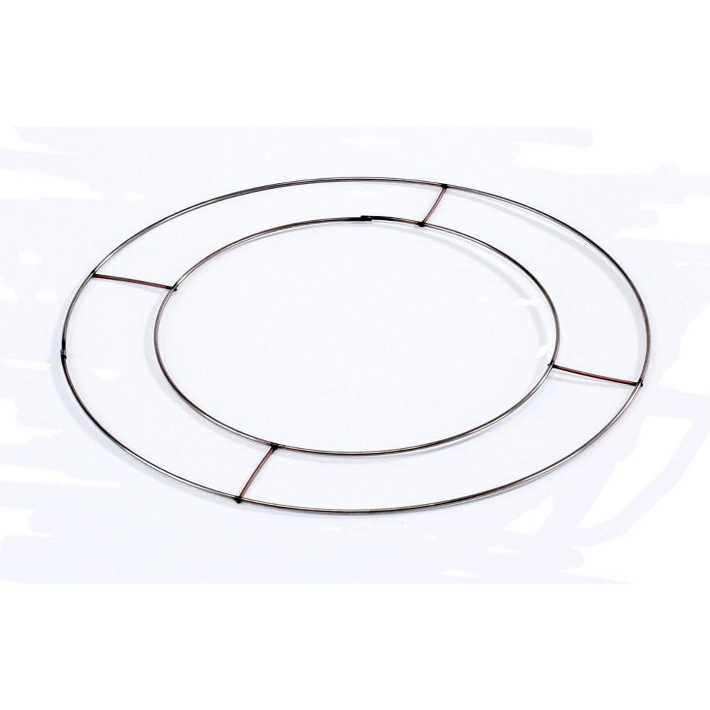 10" 25.4cm Wire Wreath Making Ring Copper (10 Pack)