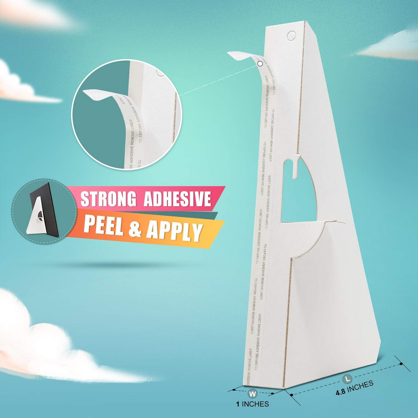 Lineco Easel Back Self Adhesive White 15" (38.1cm) 25 Pack