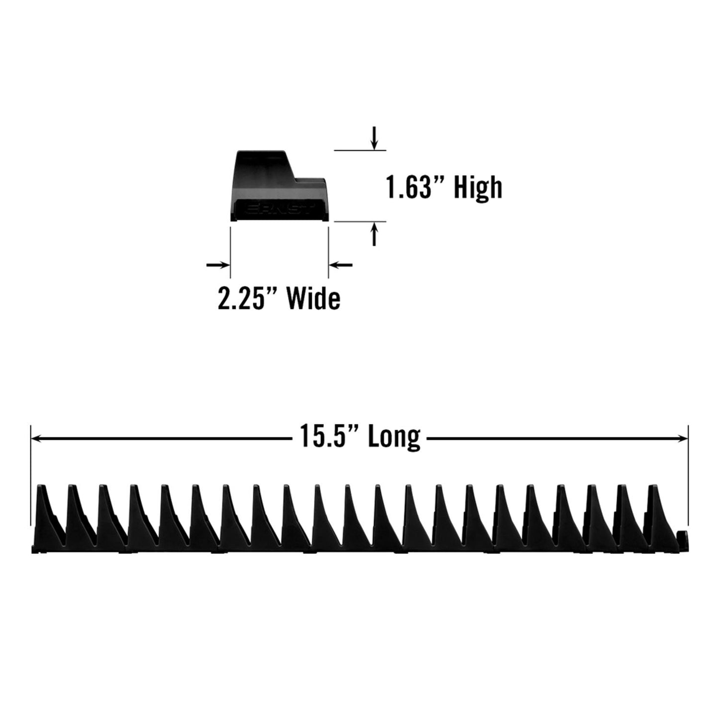 Ernst Wrench Pro 40 Tool Magnetic Spanner Storage Organiser Red 5413M