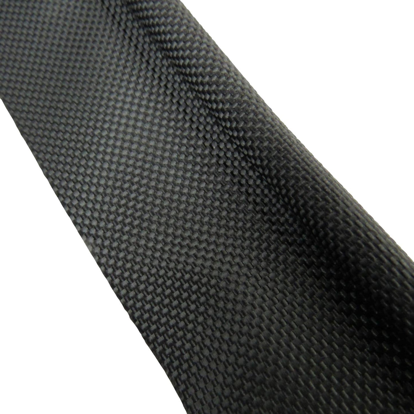 Camping/Awning Rail Piping/Keder 6mm Double Flap Black + Solid PVC Core