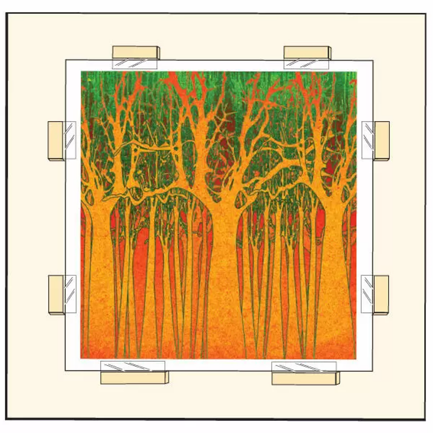 Lineco Artwork Archival Mounting Strips Clear 30.5 cm (60 Pack)