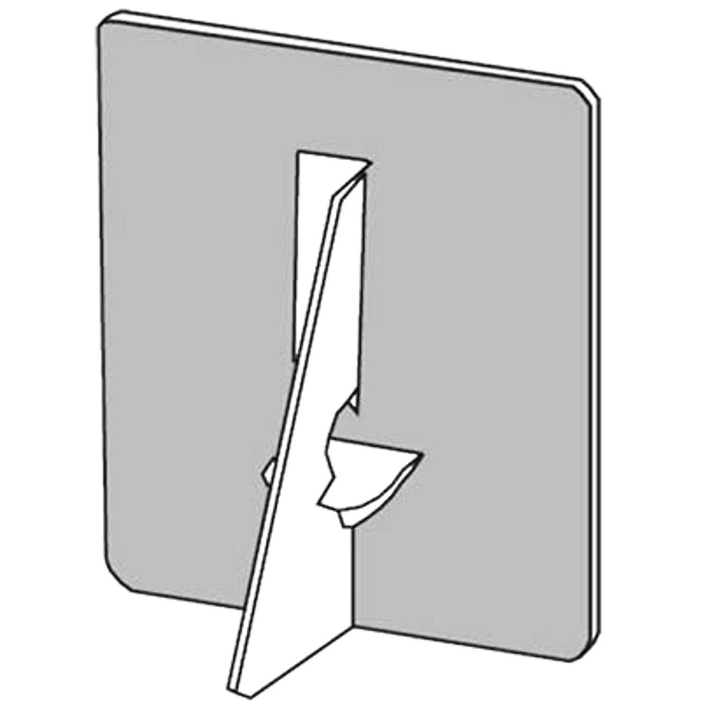 Lineco Easel Back Self Adhesive 7" (17.78cm) White (Pack of 5)