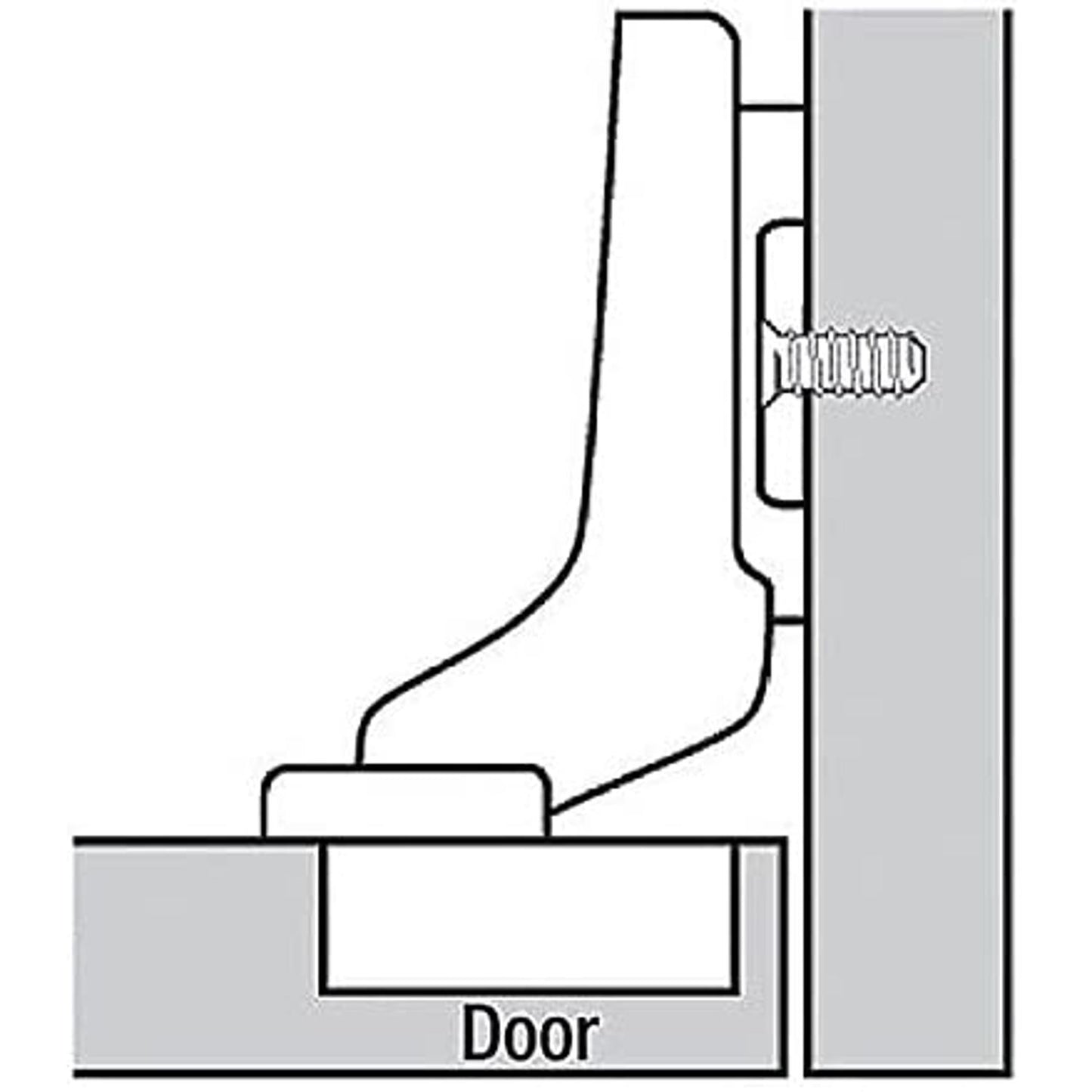 Blum Soft Close Inset Hinge 71B3750 & Mounting Plate 173H7100 & Covers x8