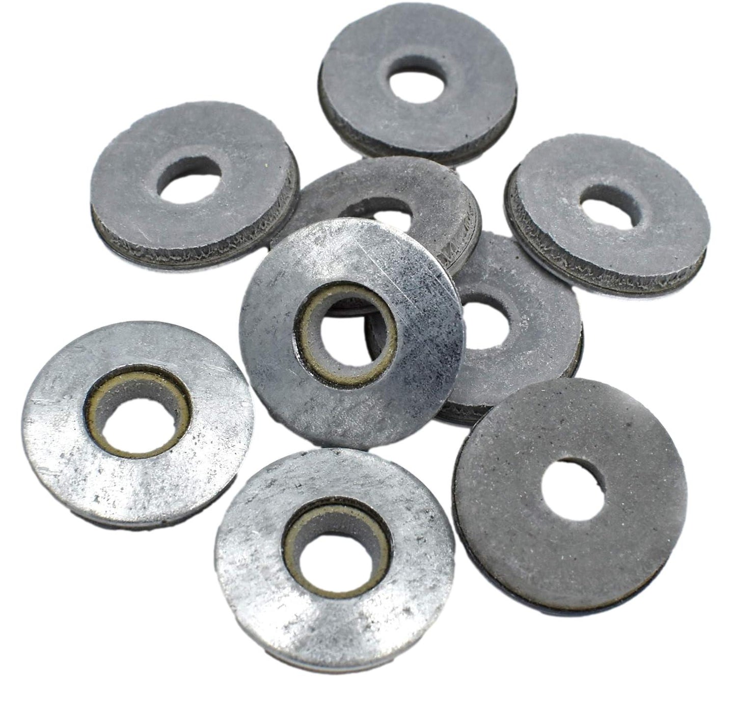 EPDM 16mm Galvanised and Rubber Sealing Washers for Tek Roofing Screws (100 Pack)