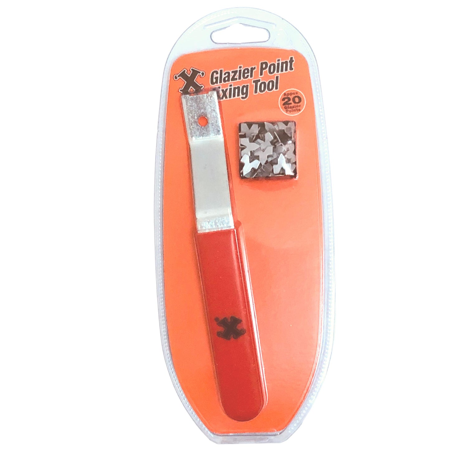 Framing Point Fixing Tool - X-Hooks Glazier Push Hand Tool