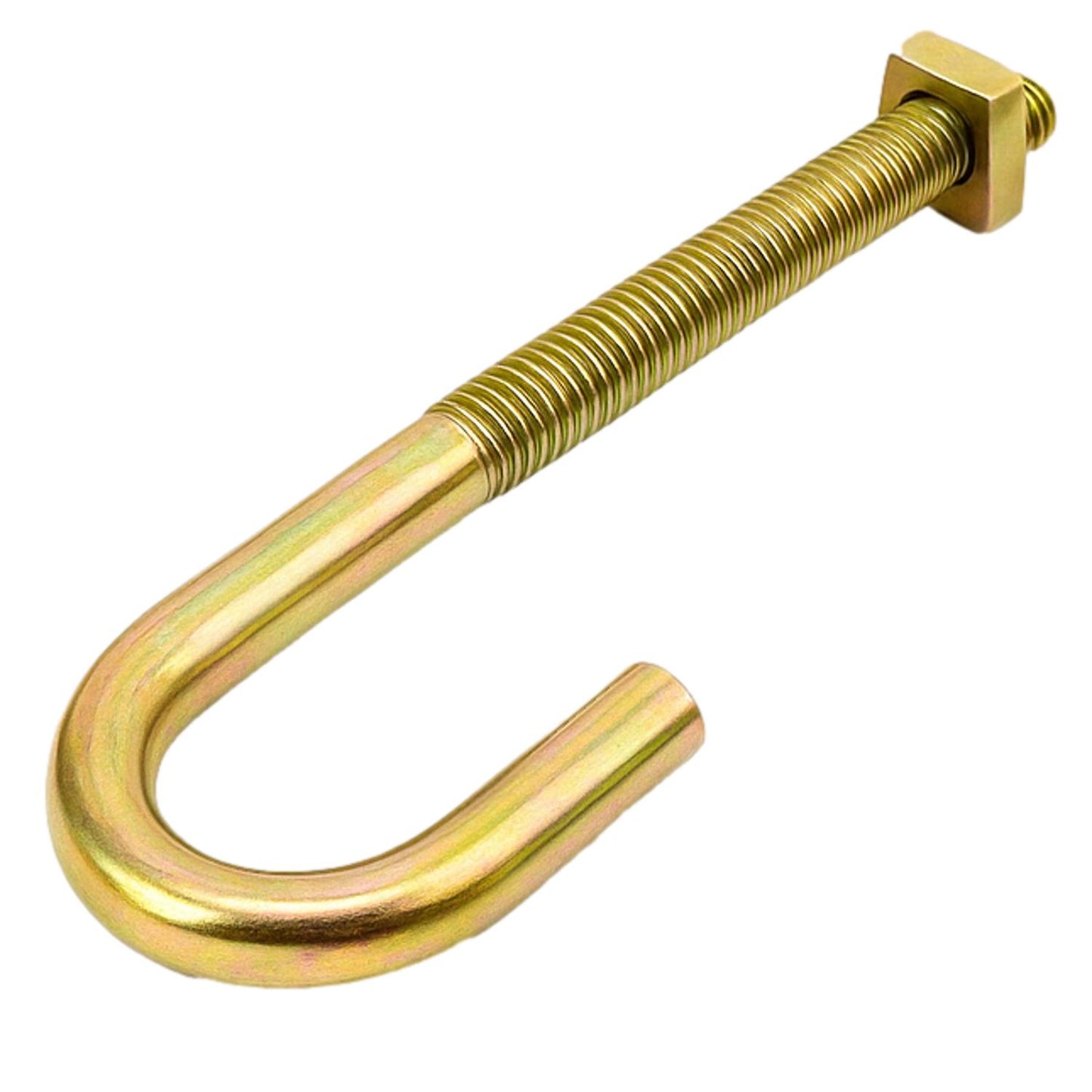 M6 Hook J Bolts & Nuts ZYP Roofing/Guttering (10 Pack)