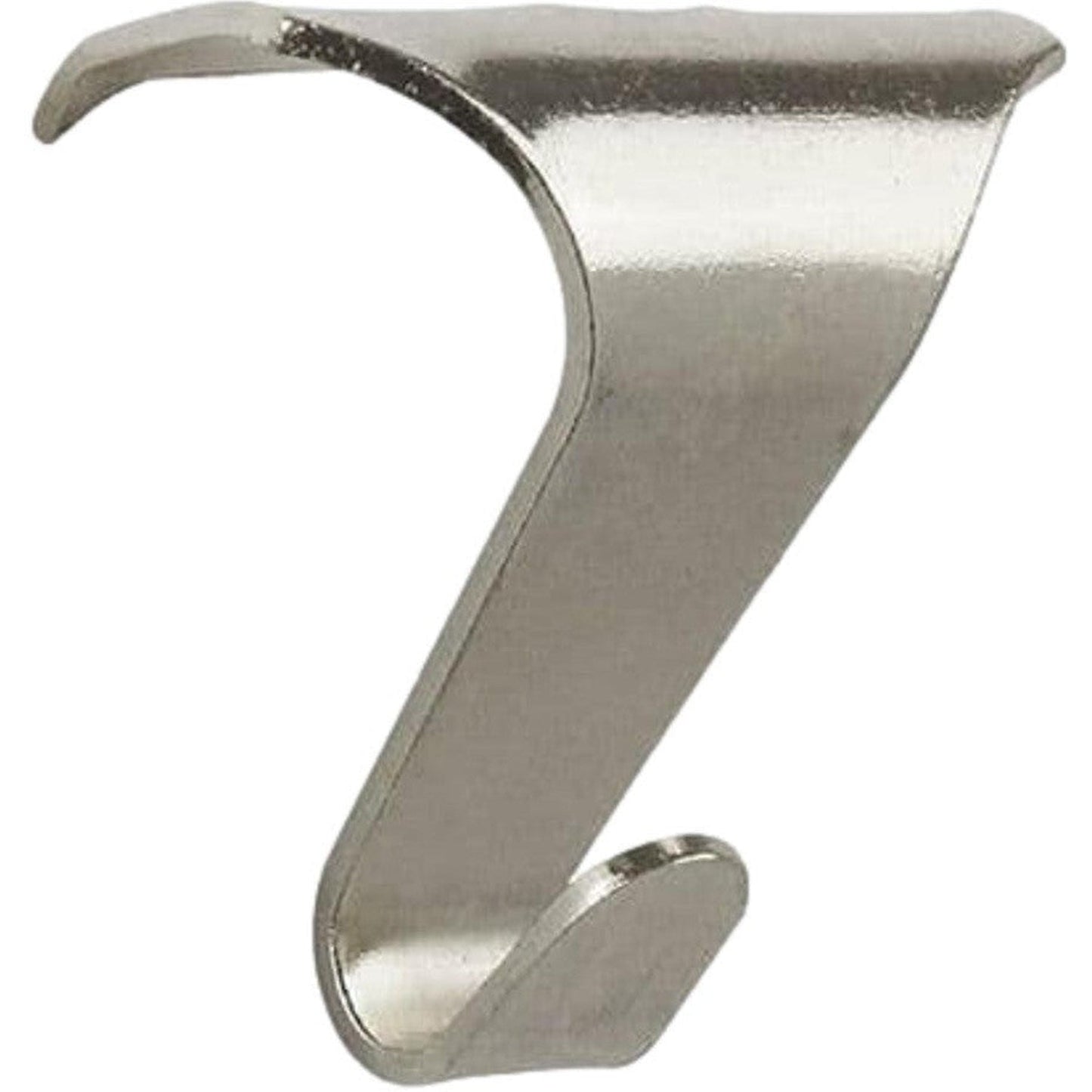 Taskar Large Chrome Heavy Duty Picture Rail Hooks (10 Pack)