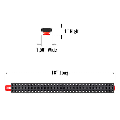 Ernst 5734 96 Tool Magnetic Bit Organiser Bar