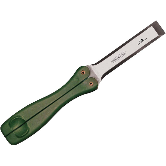 Fastcap 3/4" Pocket Wood Chisel Foldable Handle Green