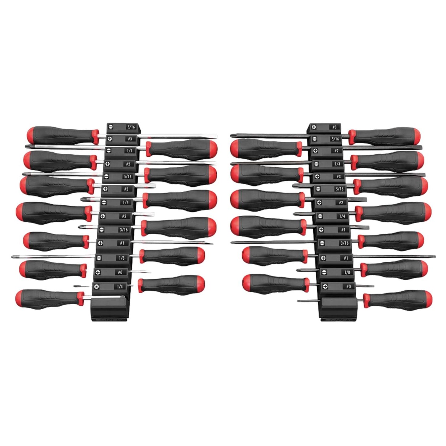 Ernst 5615M Screwdriver Pro 26 Tool Magnetic Storage Organiser Black