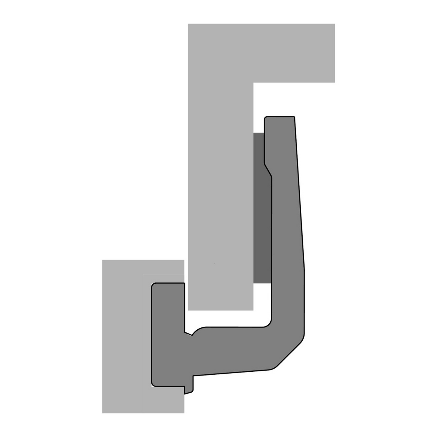 Hettich Intermat 9936 W90 95˚ Angle Overlay Hinge 9044844