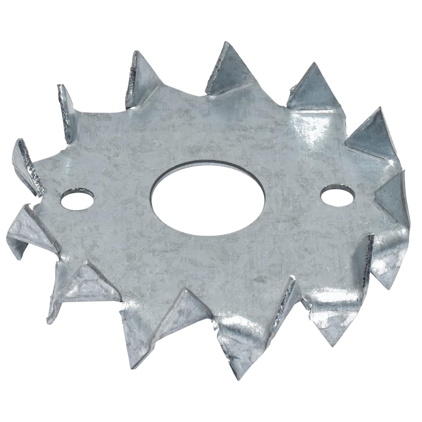 M12 x 50mm Double Sided BZP Alloy Steel External Tooth Lock Flat Washers (25 Pack)