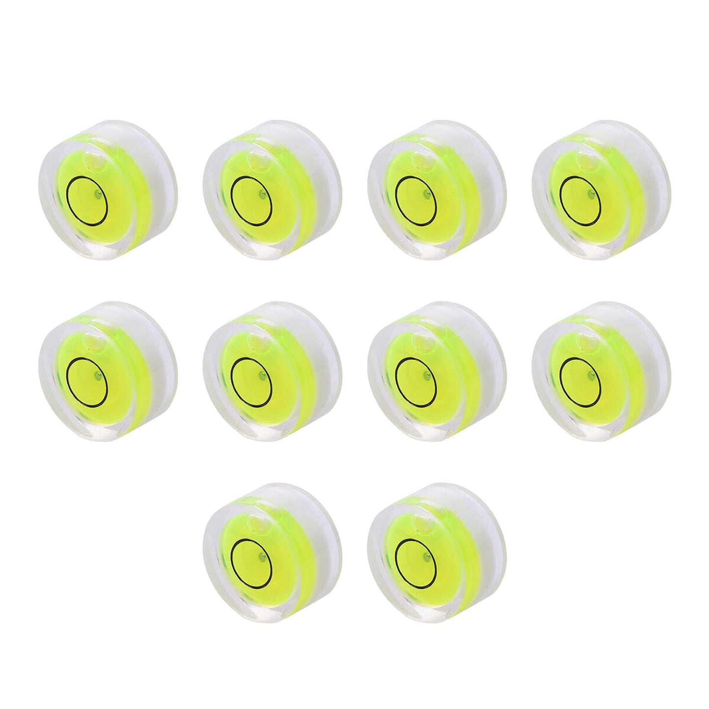 Taskar 12mm Mini Round Bullseye Bubble Spirit Level (3 Pack)