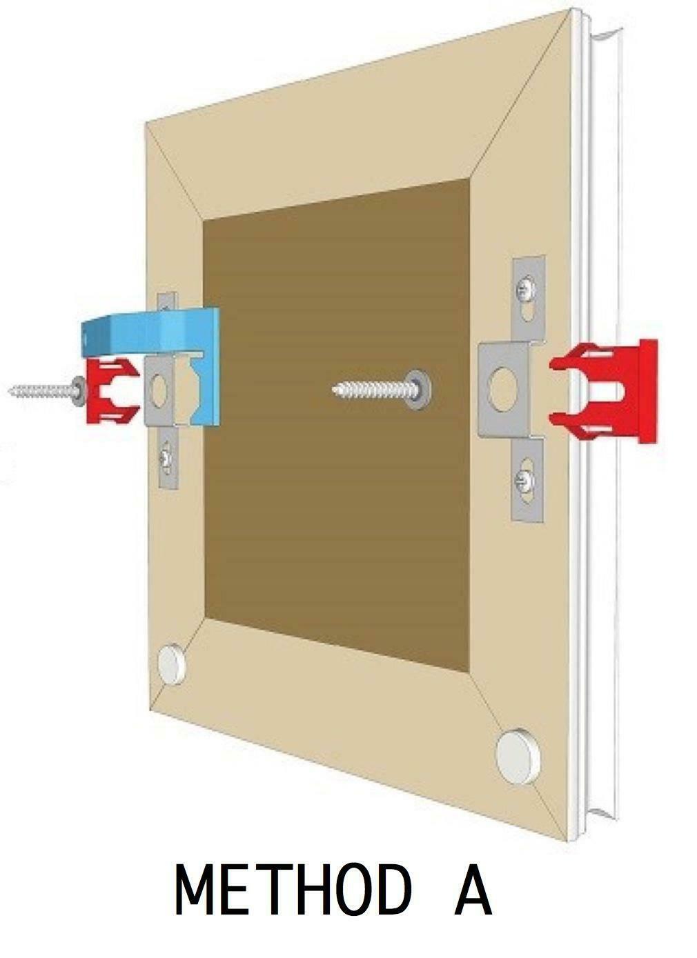 Springlock Method A Anti-Theft Picture Frame Hanger (5 Pack)