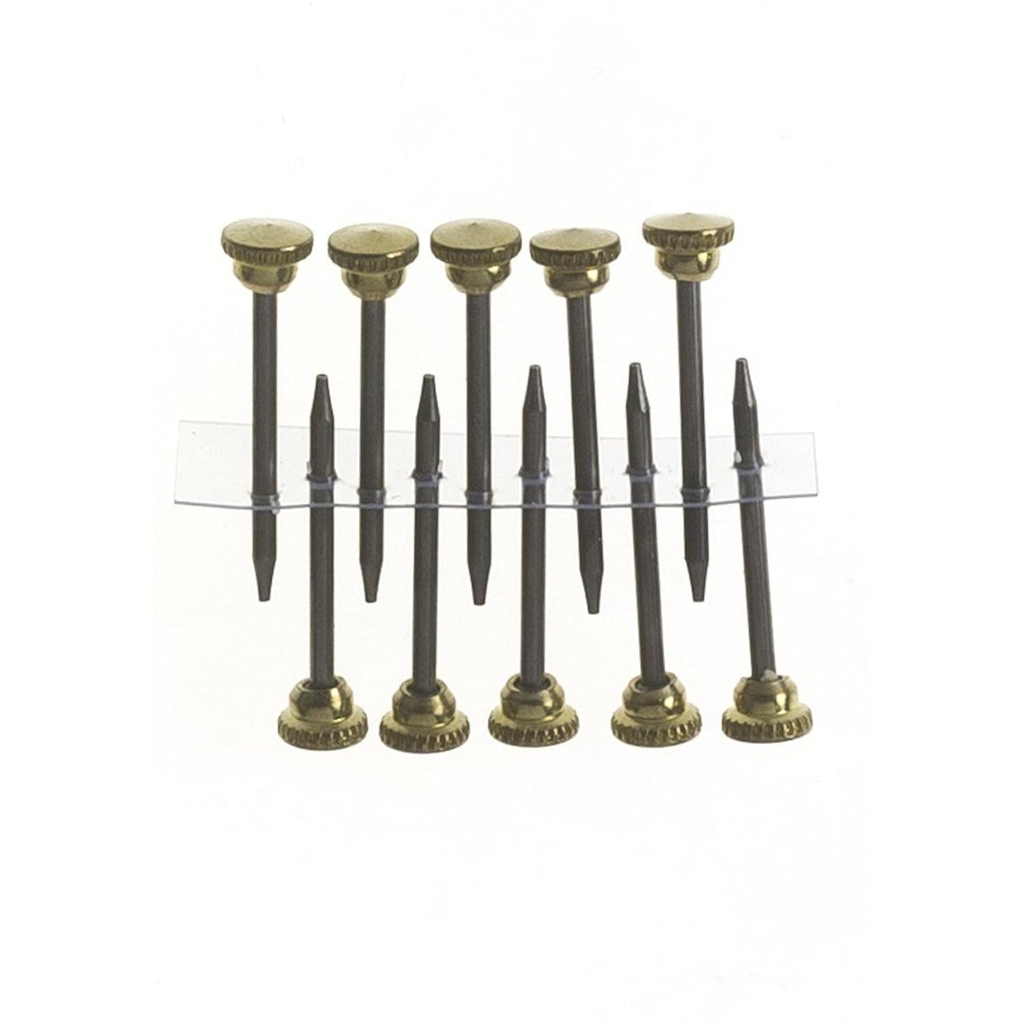 X-HOOKS No.3 Large Brass Plated Picture Hooks (Pack of 20)