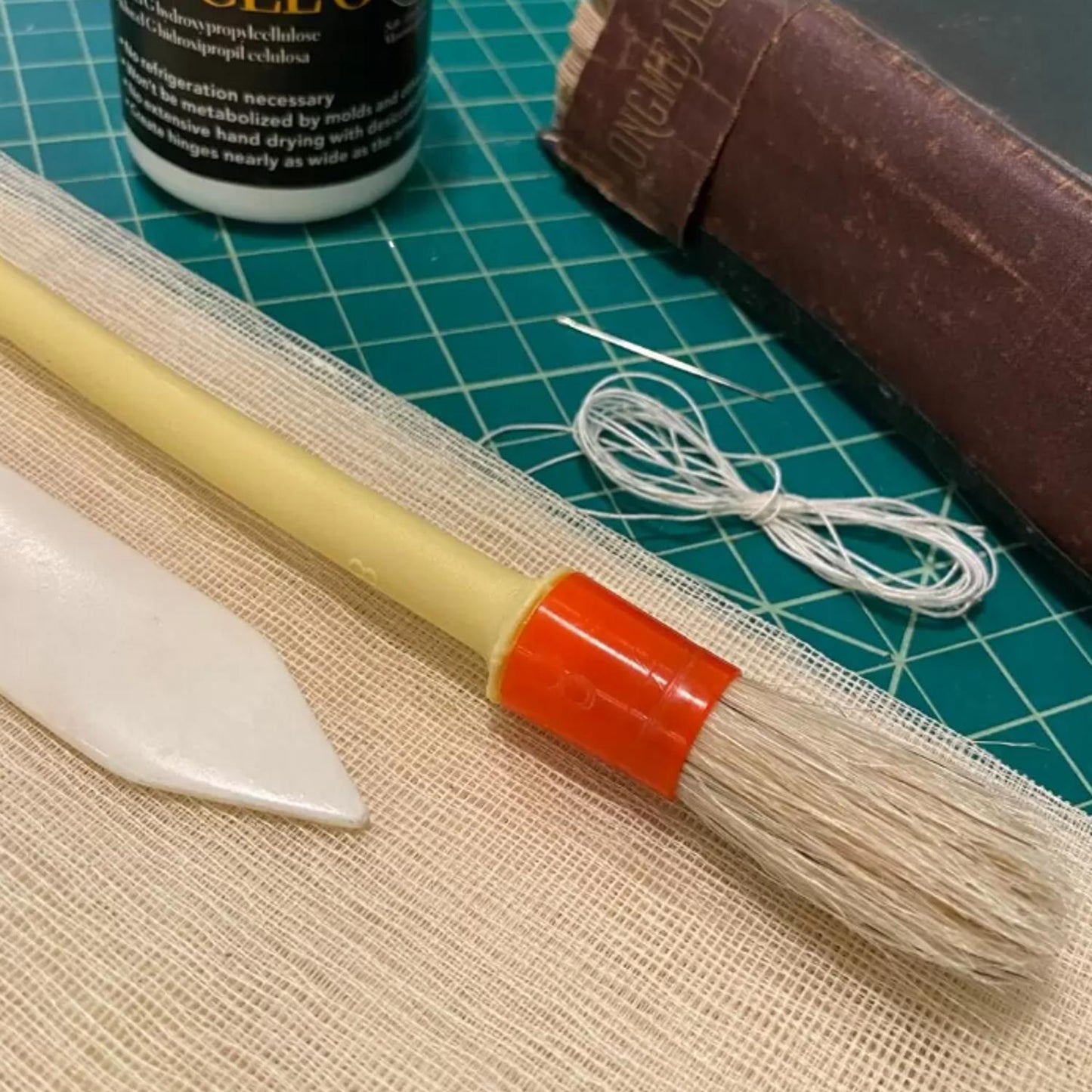 Lineco Bookbinding Super Cotton Repair Cloth Book Making 45cm x 76cm Neutral