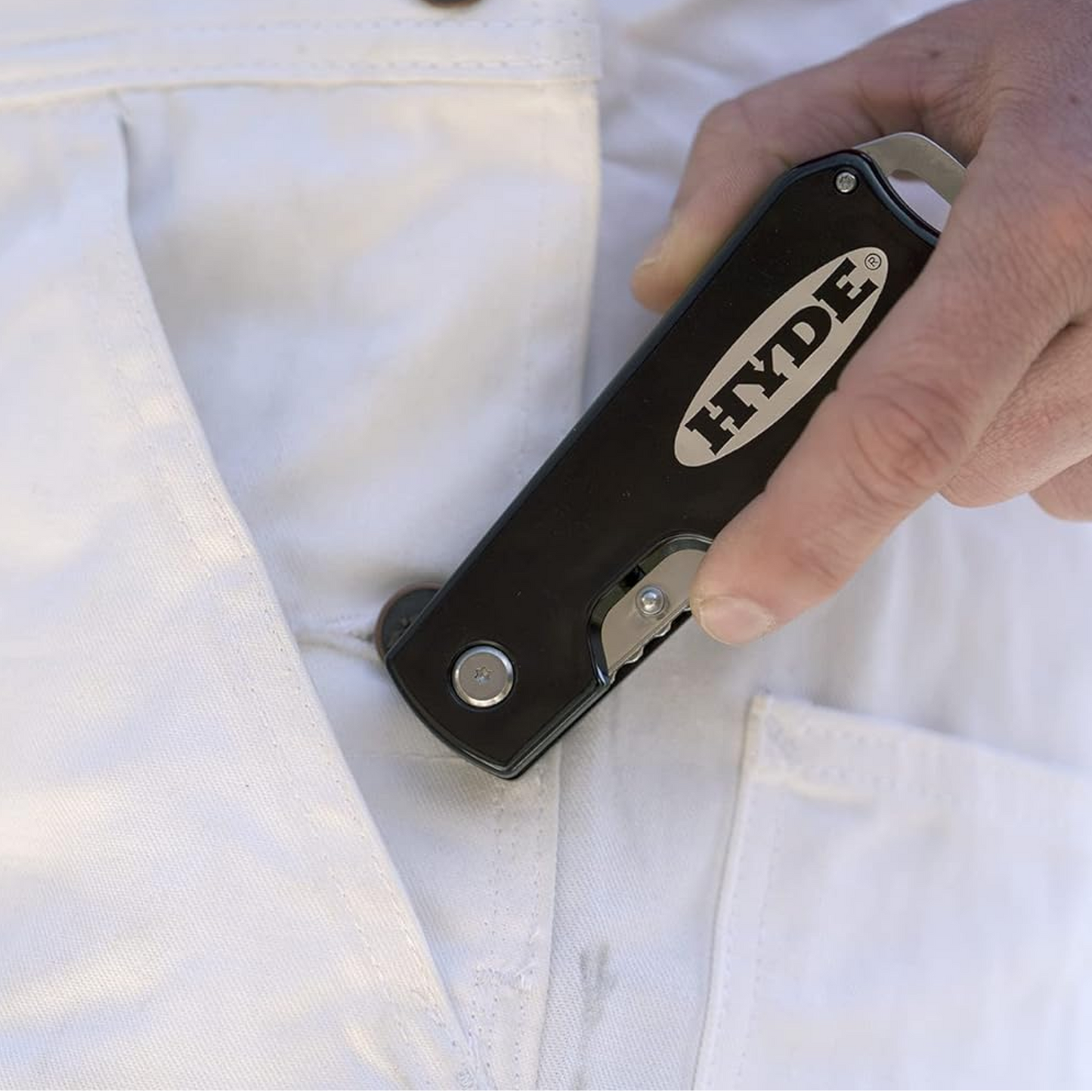 Hyde 5-in-1 Folding Painters Tool Stainless Steel Spreader & Scraper