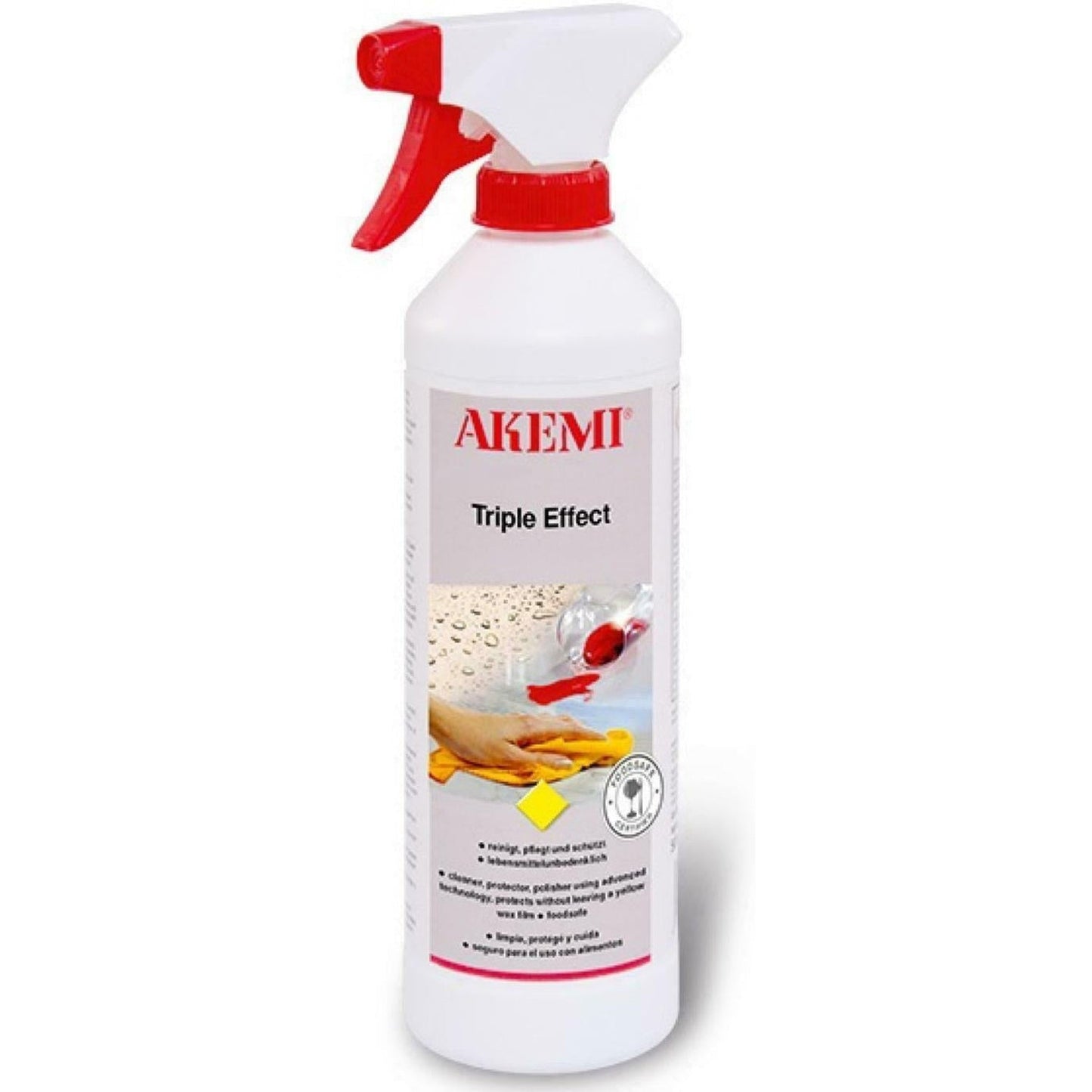 Akemi Triple Effect Stone Cleaner Restorer For Granite Marble Worktop 500ml