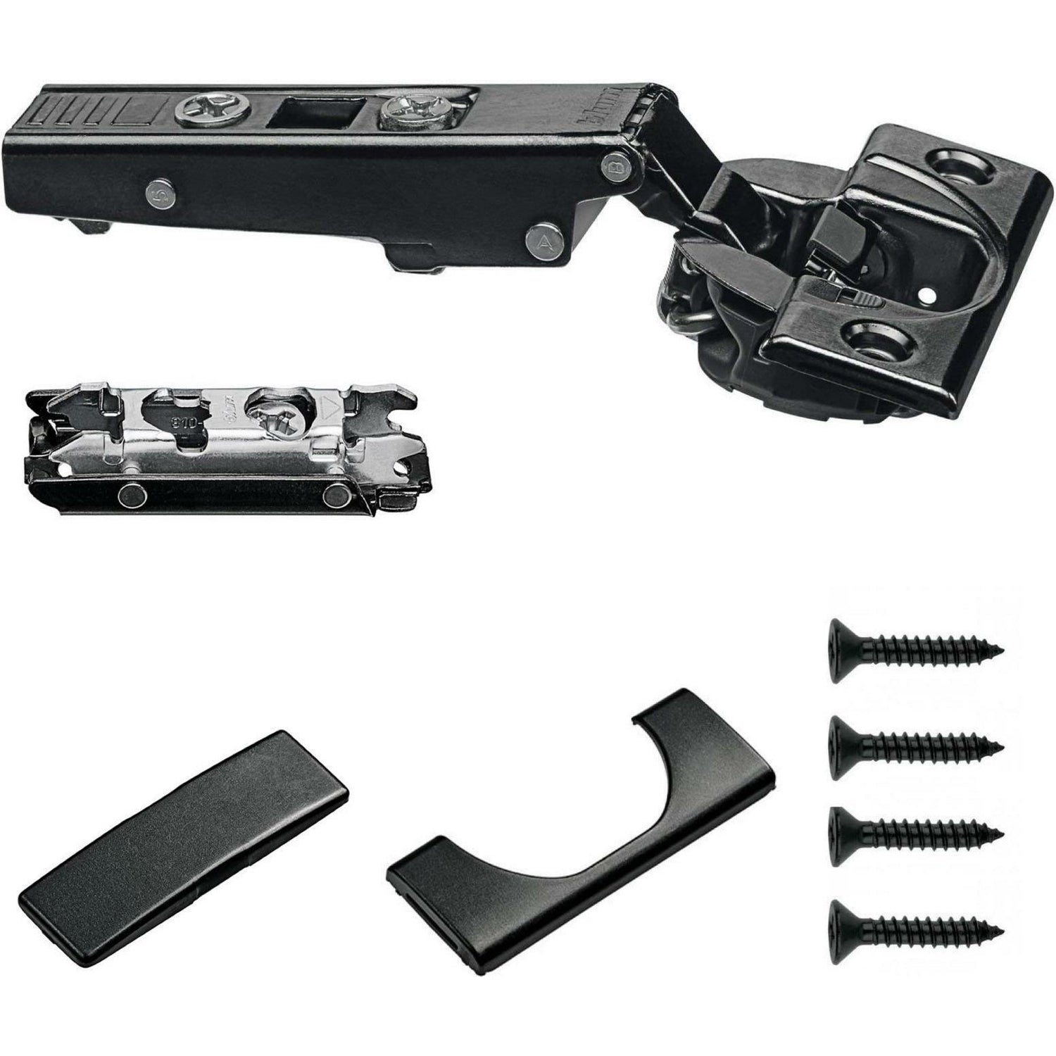 Blum 71B3550 110° Soft Close Overlay Hinge & Mounting Plate & Covers O