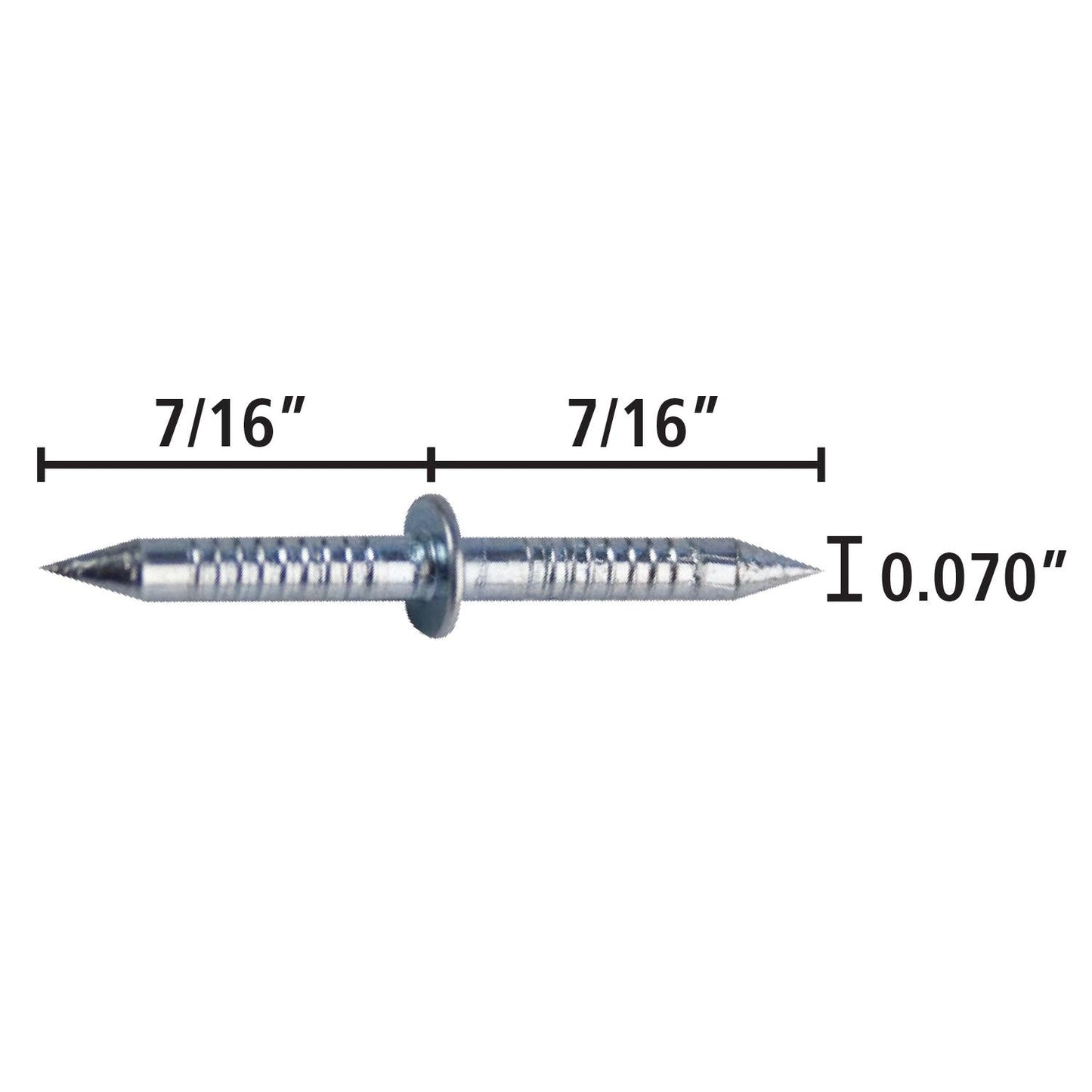 FastCap Double Ended Blind Nails 11mm+11mm (80 Pack)