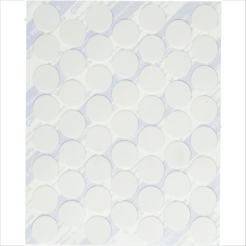 FastCap Peel & Stick White Screw Cover Caps PVC 14mm (9/16") x 266