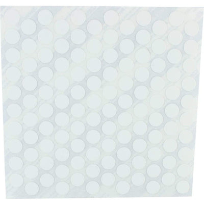 FastCap Peel & Stick White Screw Cover Caps PVC 9mm (3/8") x 120