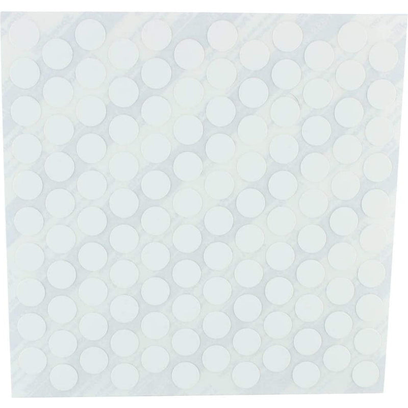 FastCap Peel & Stick White Screw Cover Caps PVC 9mm (3/8") x 120