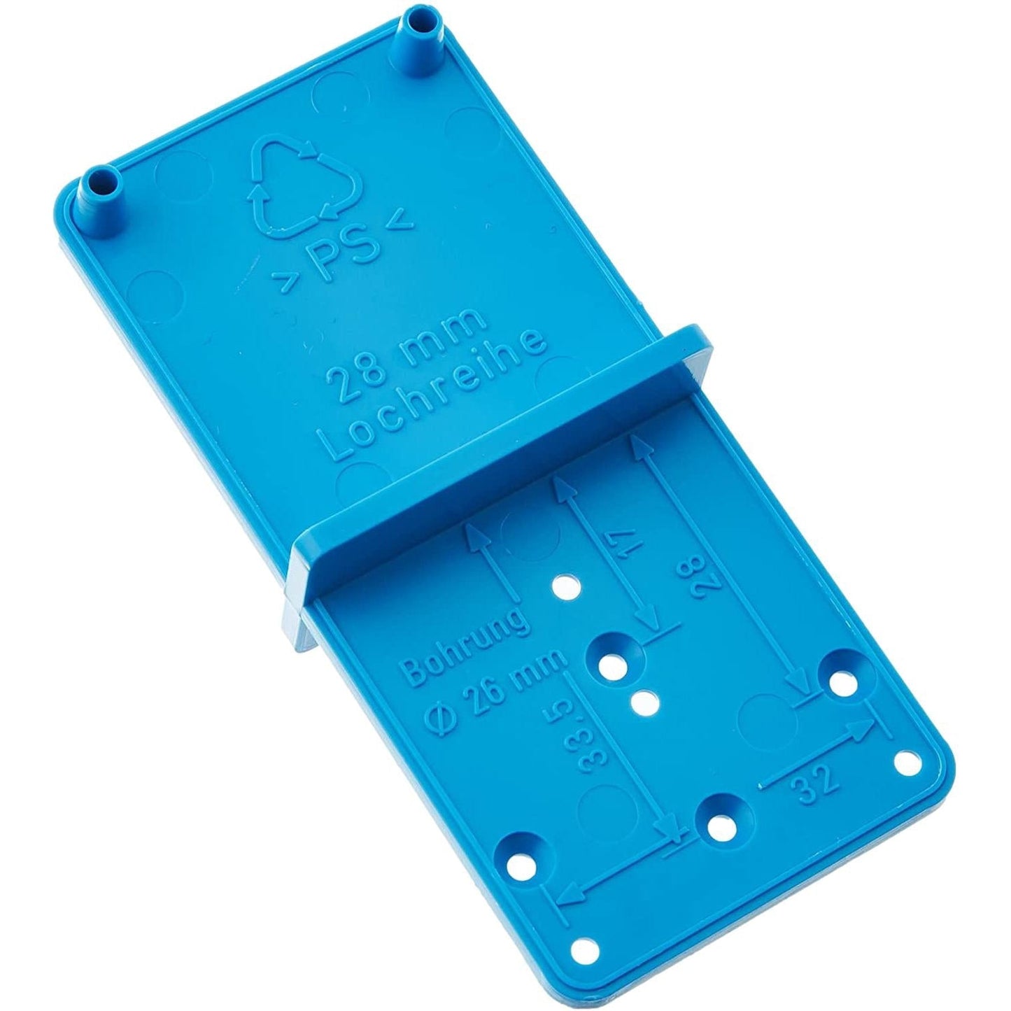 Hettich 351 Multiblue Cabinet Hinge Hole Marking Template