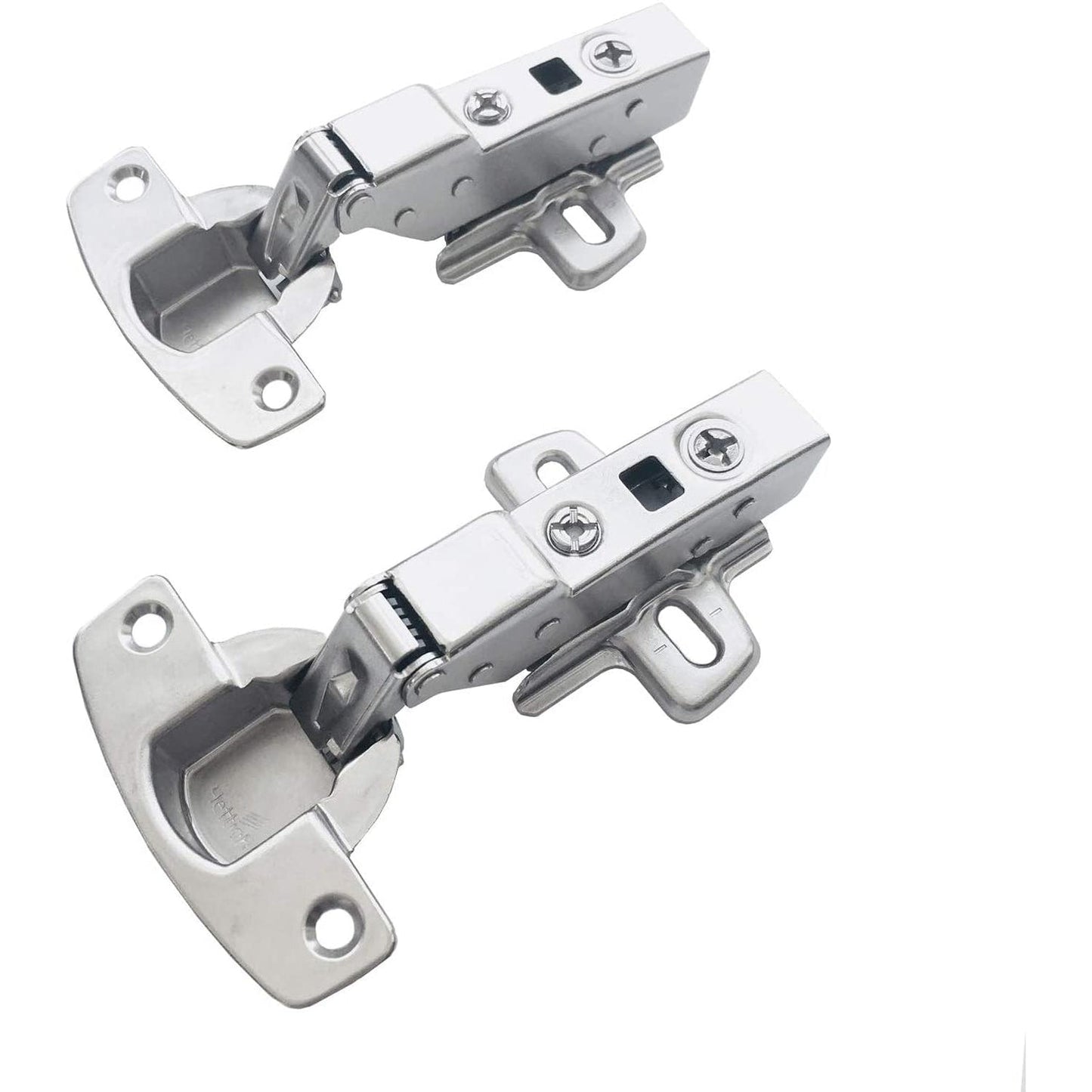 Hettich Sensys 8645i 110° Half Overlay Soft Close Hinge & Mounting Plate TH52 (2 Pack)