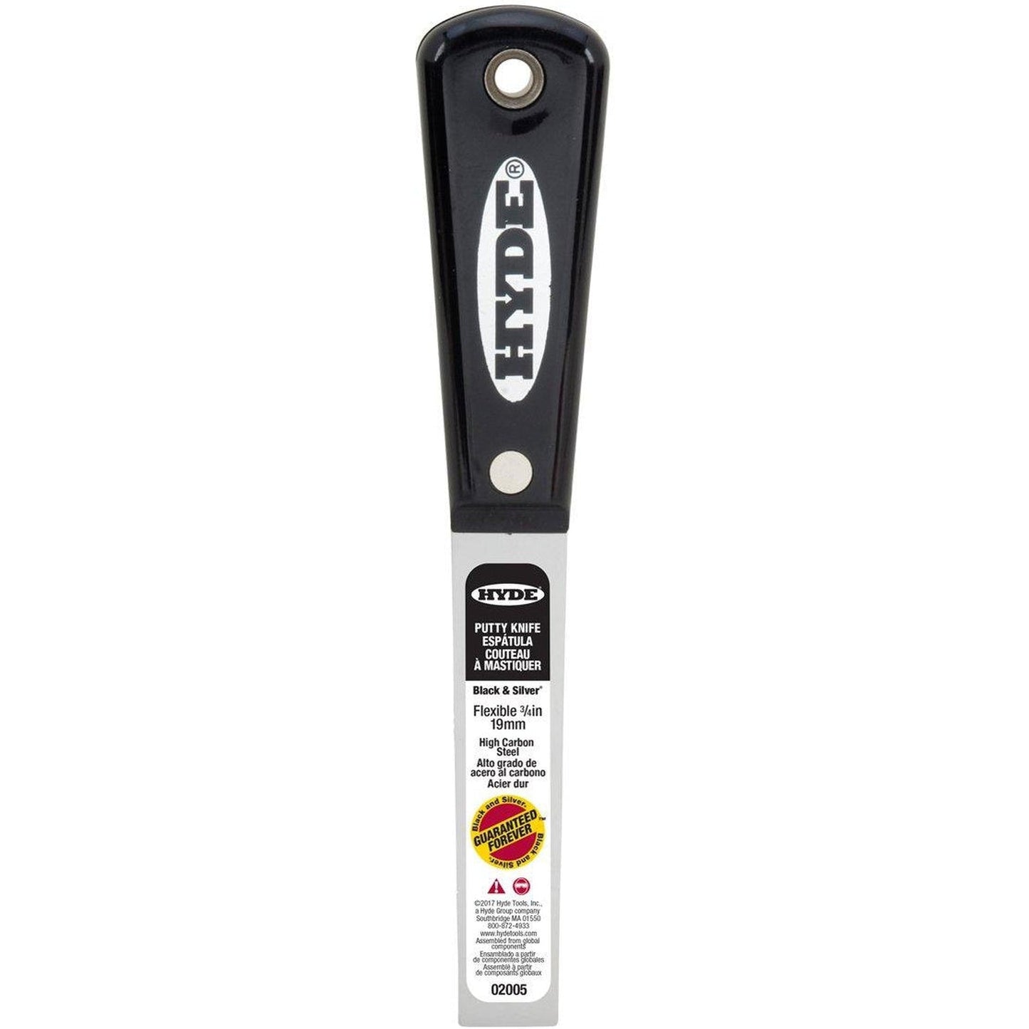 Hyde 02005 Flexible Carbon Steel Putty Knife / Scraper 19mm (3/4")