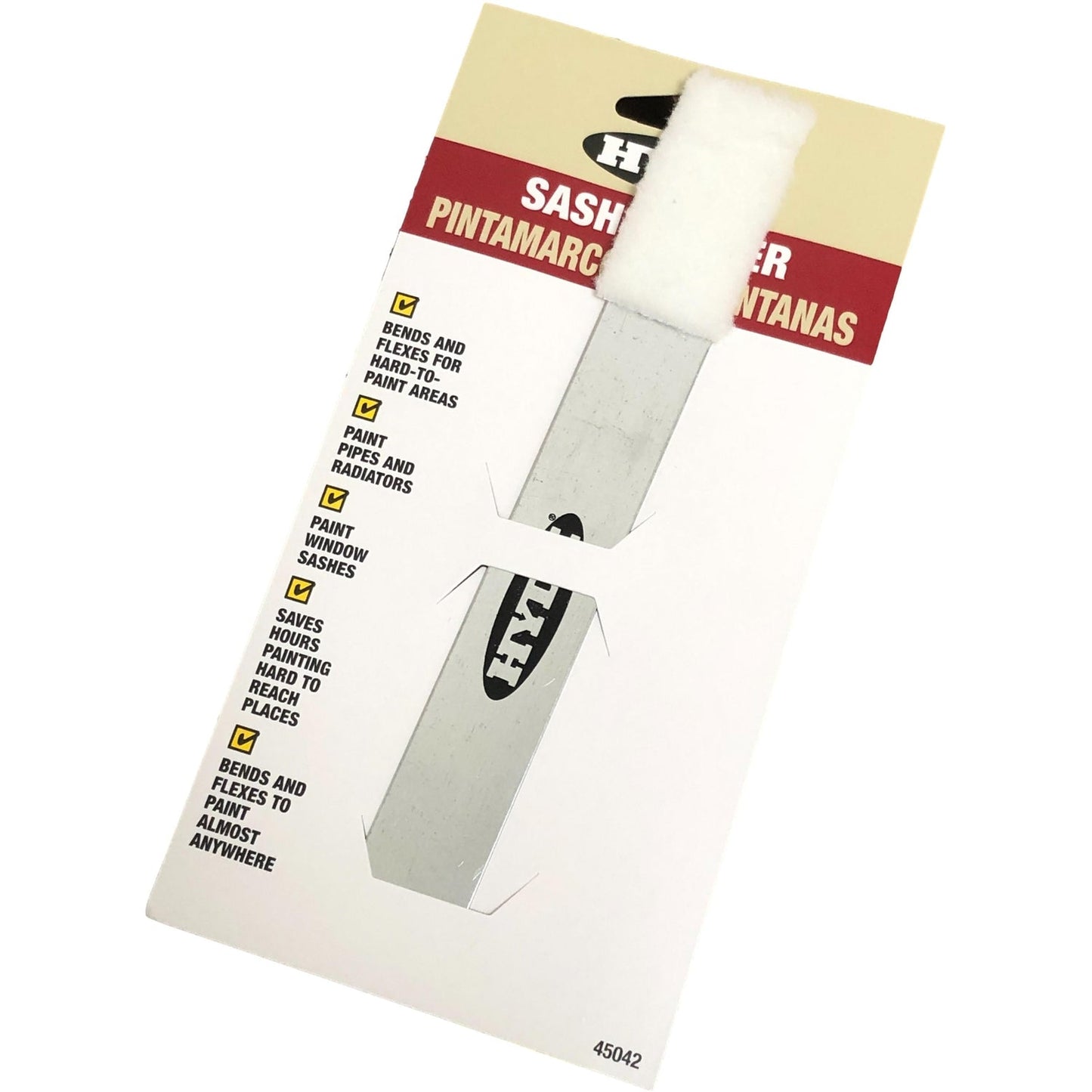 Hyde 45042 Flexible Sash Painter Narrow Paint Pad