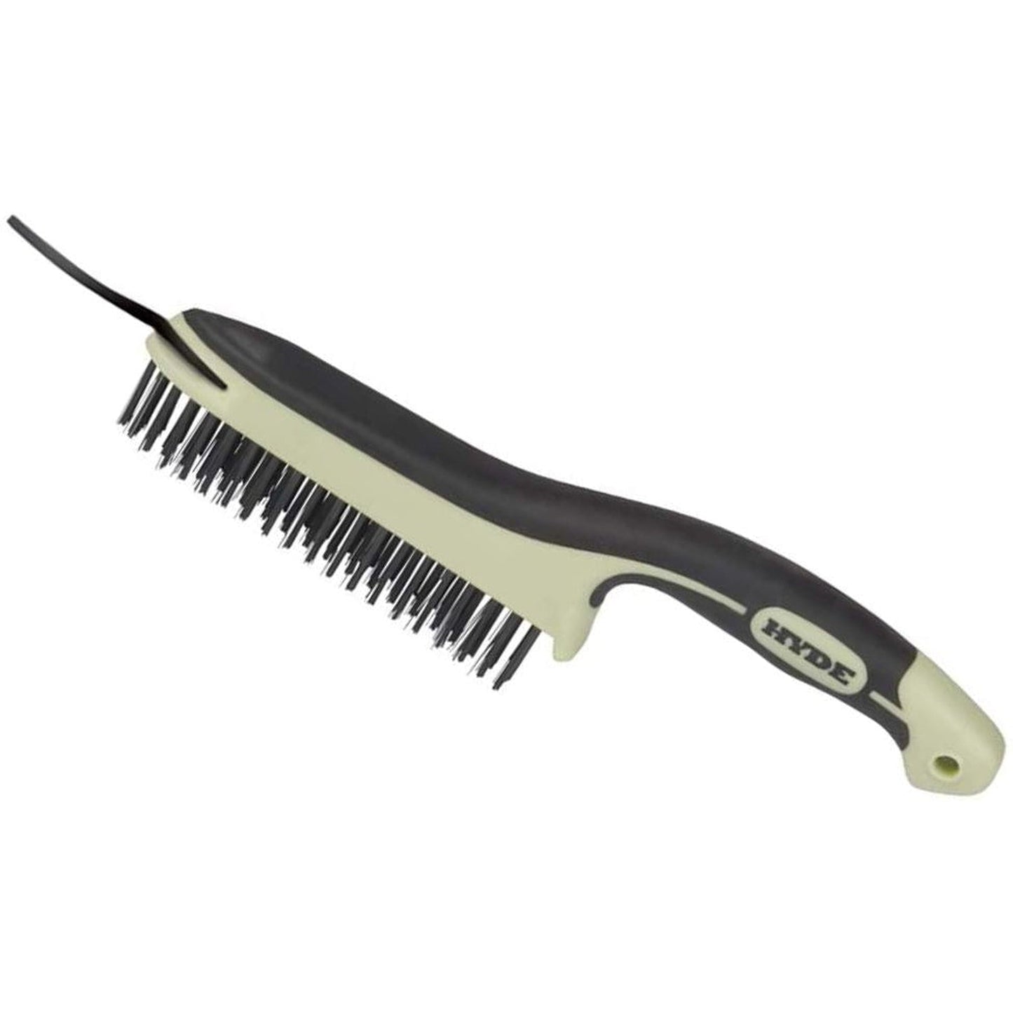 Hyde 46834 Maxxgrip Pro High Carbon Steel Wire Brush 15cm (6") x 2.5cm (1")