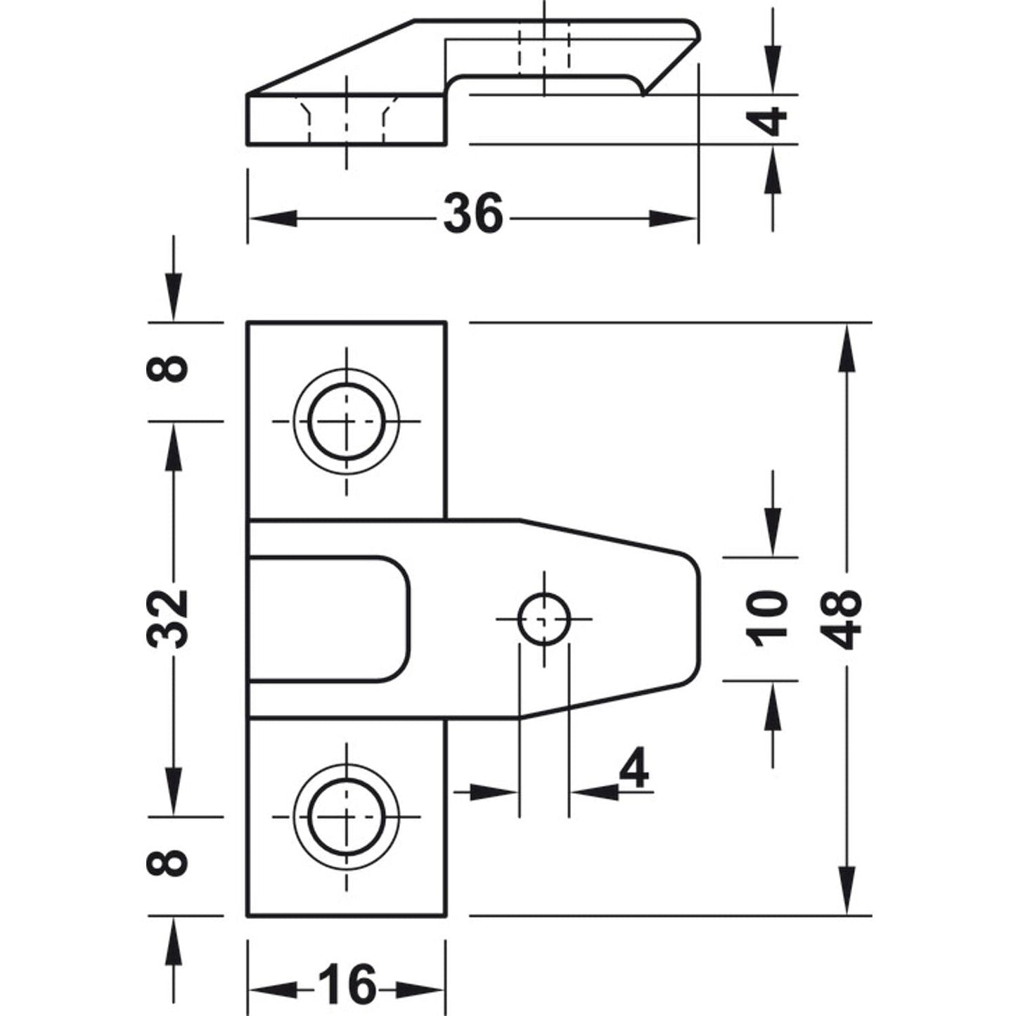 Keku Push-Fit Panel and Frame Component Set & Screws (10 Pack)