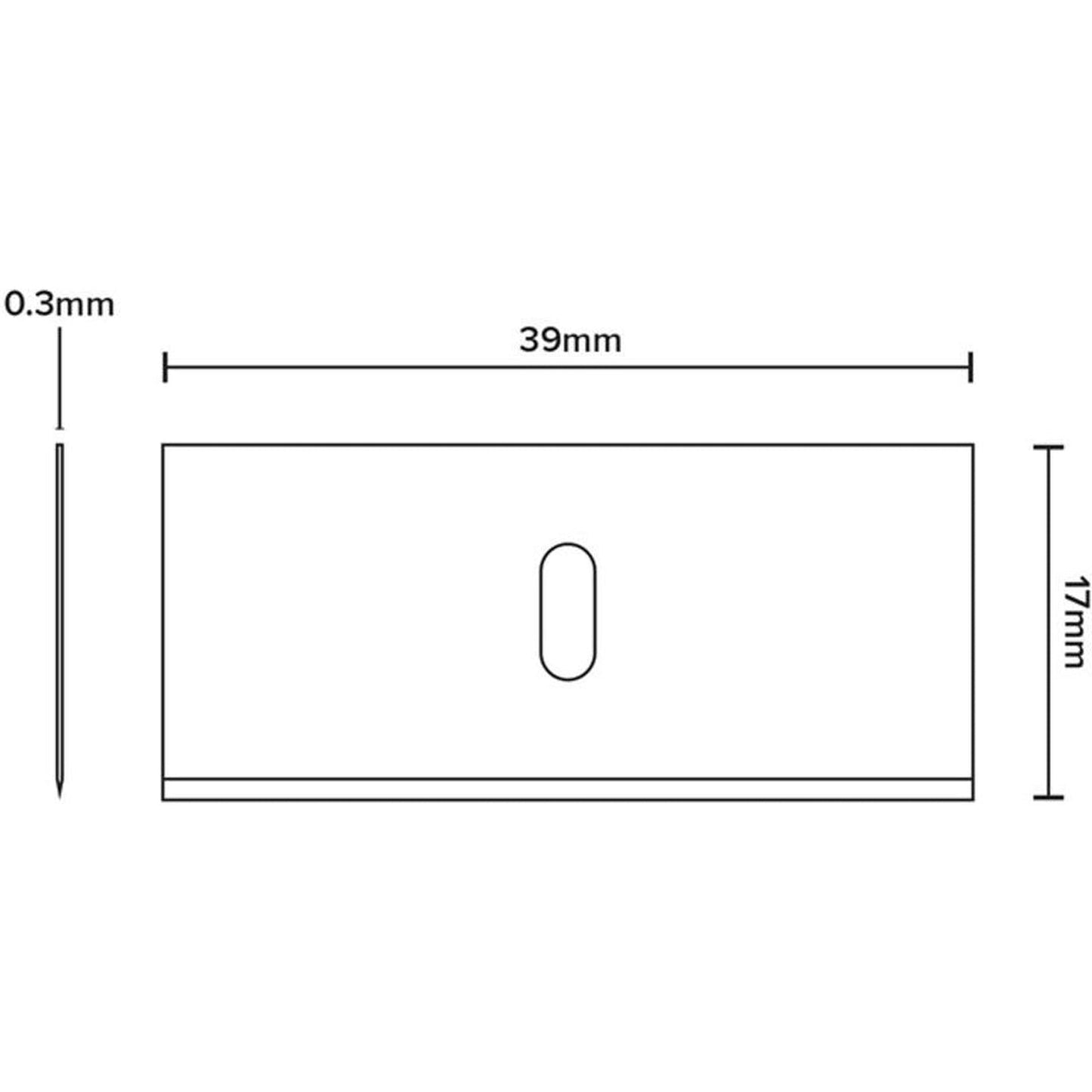 Logan 270 Mountcutter Blades Card Pack Of 10 Fits Most Models