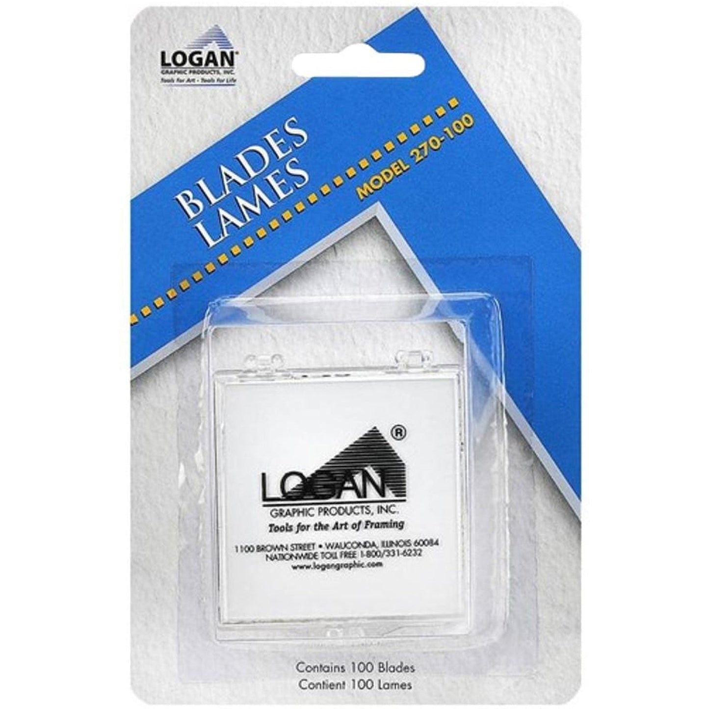 Logan 270 Mountcutter Blades Pack Of 100 Fits Most Models