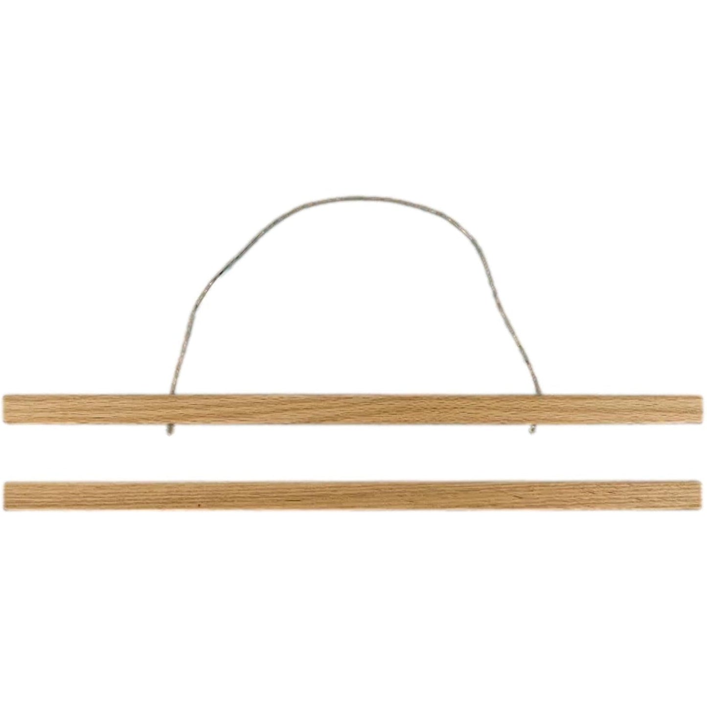 Oak Magnetic Poster Hangers Real Wood 430mm A3, A2