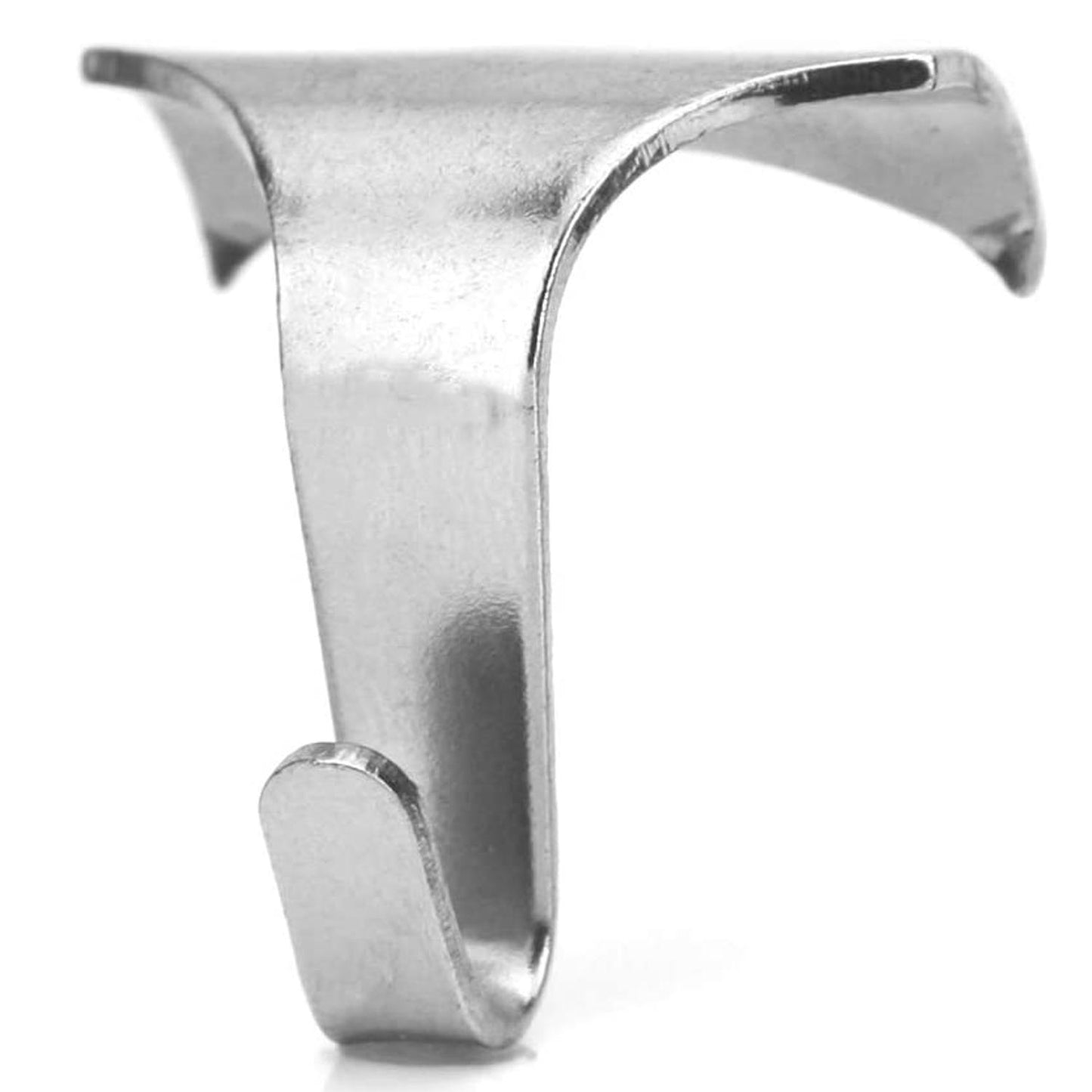 Multipack STAS Molding Hooks for picture rails (10, Chrome/Silver)