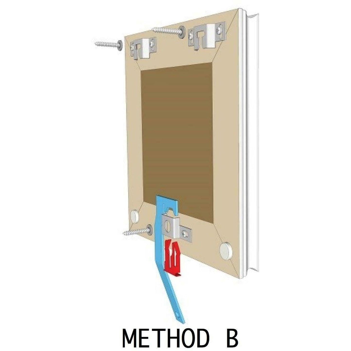 Springlock Method B Anti-Theft Picture Frame Hanger (Single)