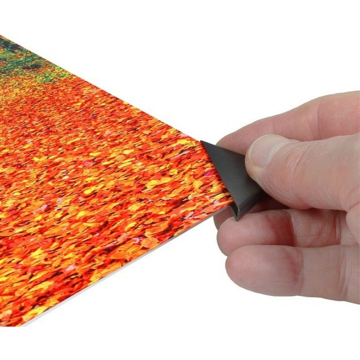 Taskar Black Plastic Glass Corner Protectors 4mm (20 Pack)