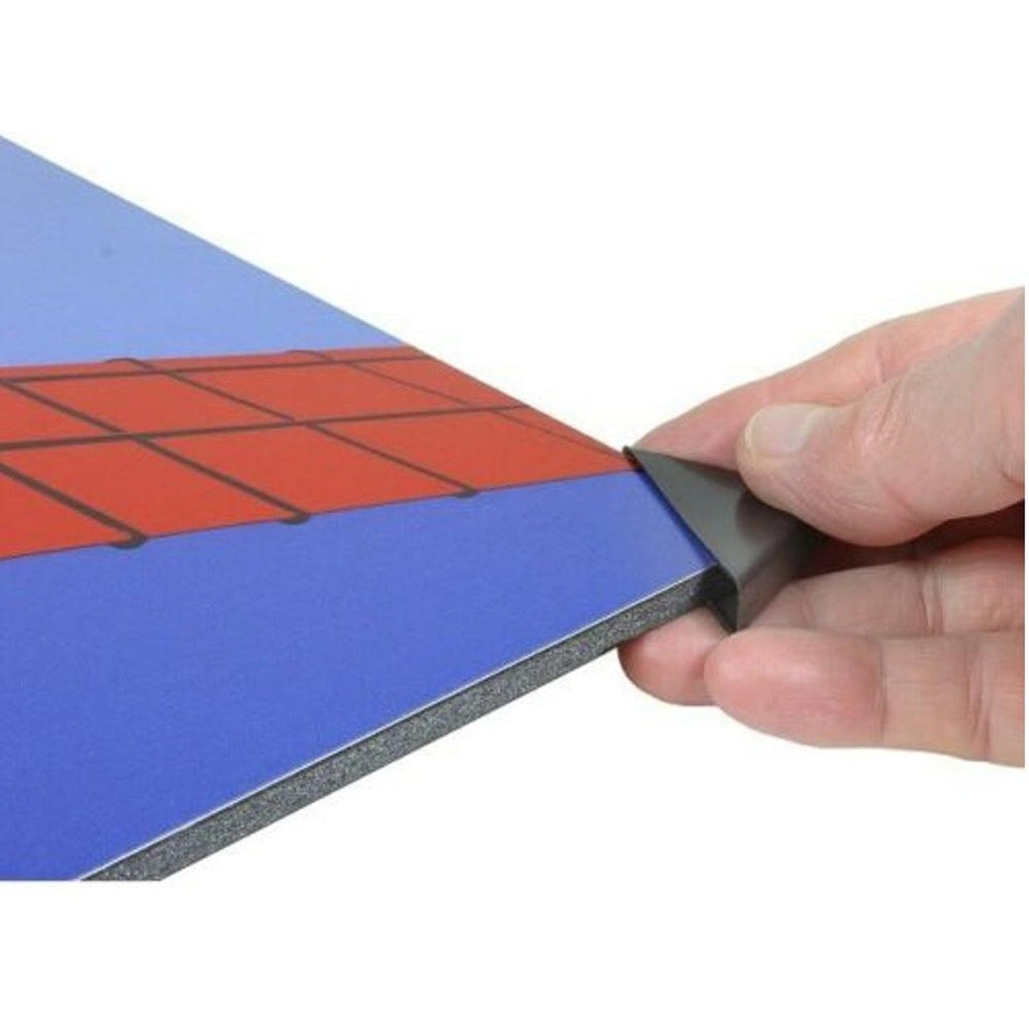 Taskar Black Plastic Glass Corner Protectors 6mm (20 Pack)